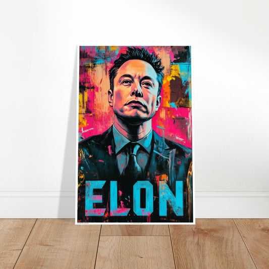 Elon is Pop Poster – Kore Studios Original Art (2023) 2