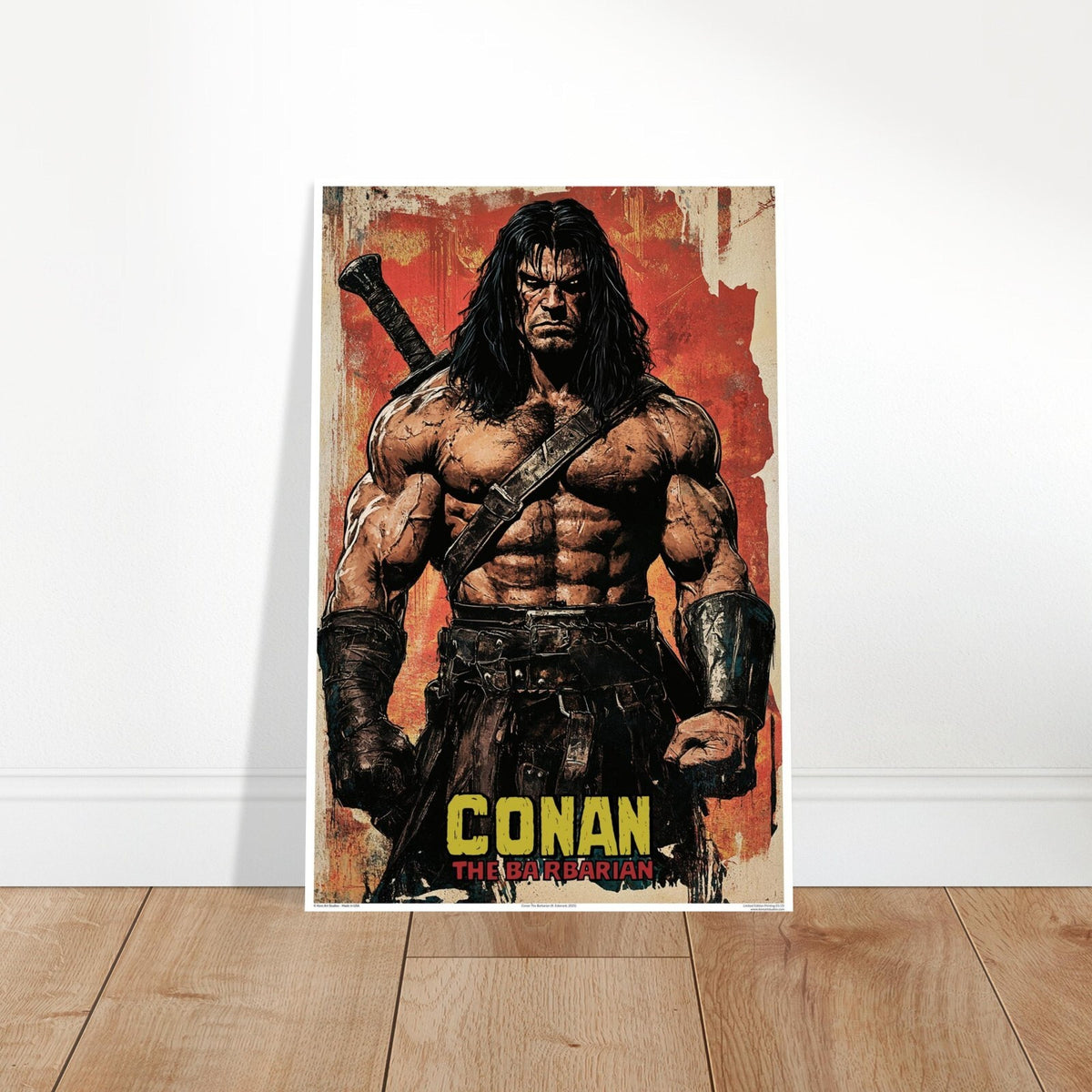 Conan the Barbarian Poster – R. Esberard Sword & Grit Art (2024) 2