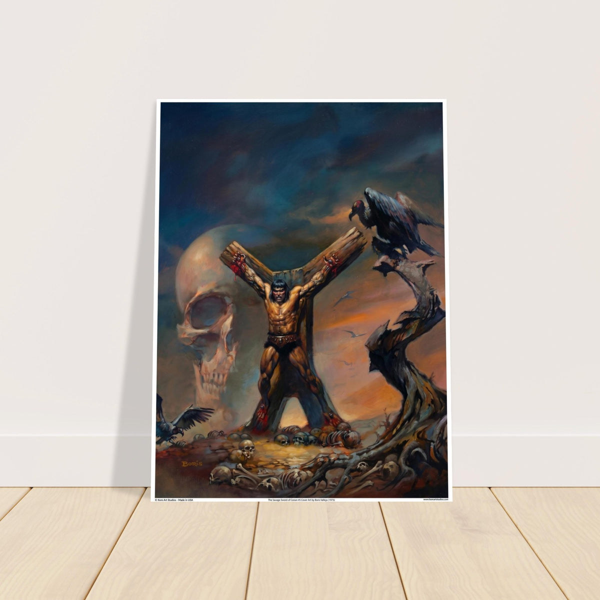 The Savage Sword of Conan #5 Cover Art Poster by Boris Vallejo - 1974 2