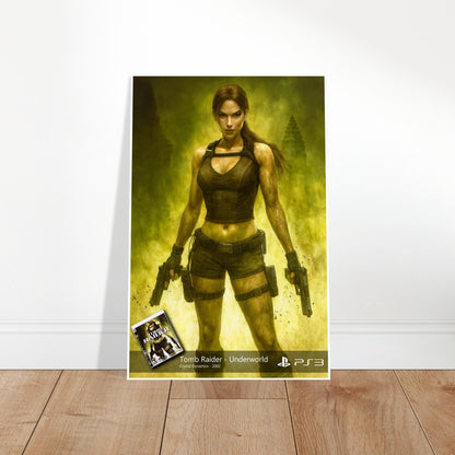 TOMB RAIDER UNDERWORLD LARA CROFT GAMING POSTER - PREMIUM MATTE PRINT 2