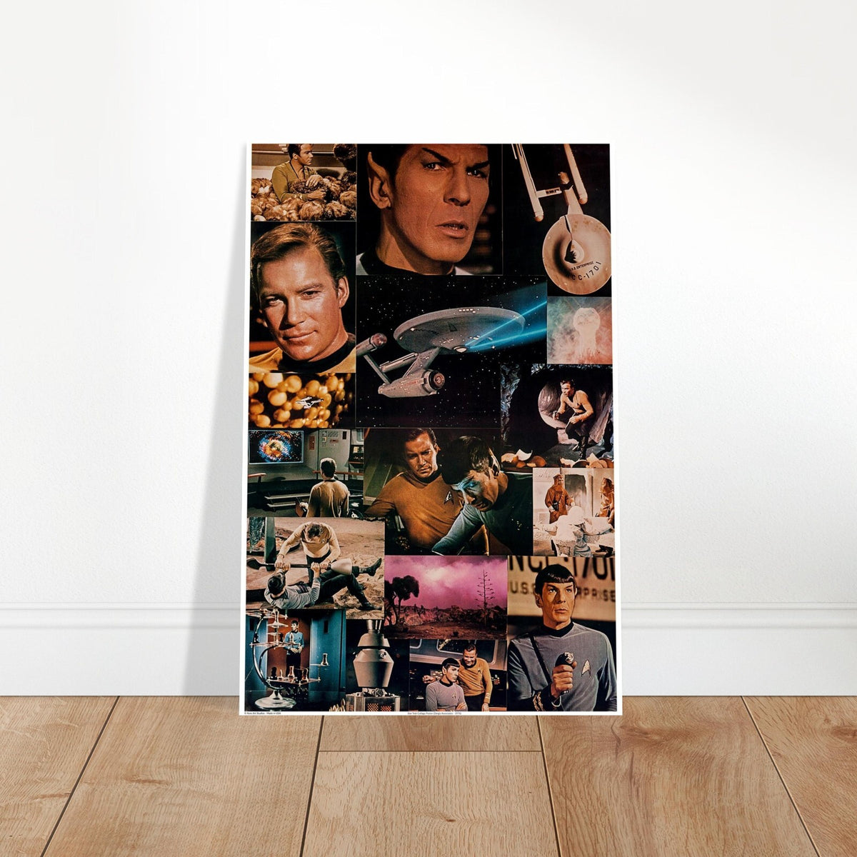 Star Trek Collage Poster – Dargis Associates Commercial Print (1976) 2