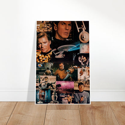 Star Trek Collage Poster – Dargis Associates Commercial Print (1976) 2
