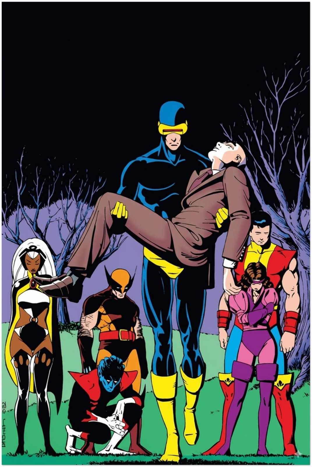 UNCANNY X-MEN PAUL SMITH 1983 CYCLOPS STORM WOLVERINE CLASSIC POSTER