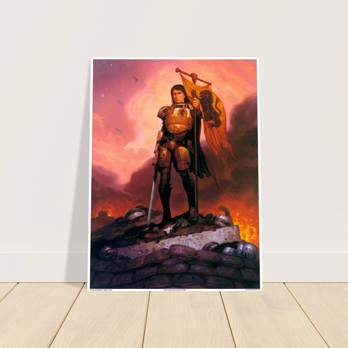 Last Crusade by Gerald Brom  (1996) - Fantasy Art Poster 2