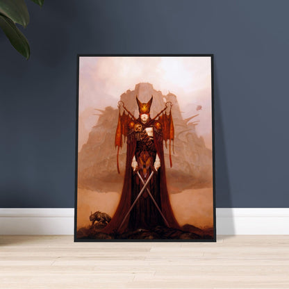 Prelude to War by Gerald Brom (1993) - Framed Poster 24in x 32in 2