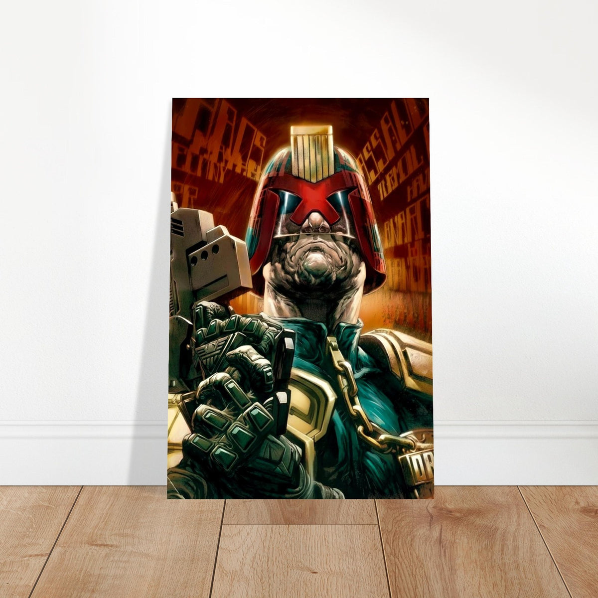 Judge Dredd Poster - Comic Character - Wall Art - Mans Cave Hight Quality - Rare 2