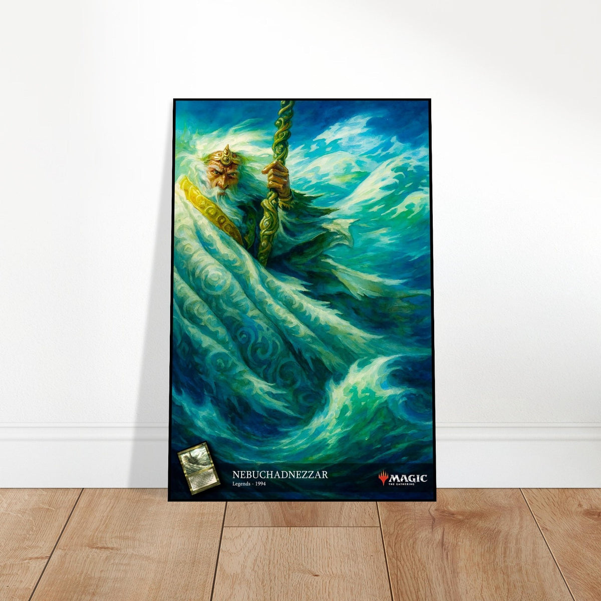 NEBUCHADNEZZAR MAGIC THE GATHERING LEGENDS 1994 VINTAGE MTG POSTER 2