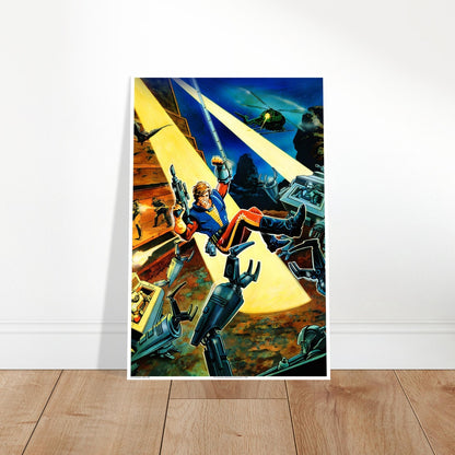 Bionic Commando Poster – Nintendo Box Art by Frank Cirocco (1988 Classic) 2