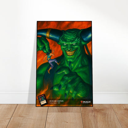 JUZAM DJINN MAGIC THE GATHERING ARABIAN NIGHTS 1993 VINTAGE POSTER 2