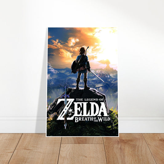THE LEGEND OF ZELDA - BREATH OF THE WILD POSTER - LINK HORIZON VIEW ART PRINT 2