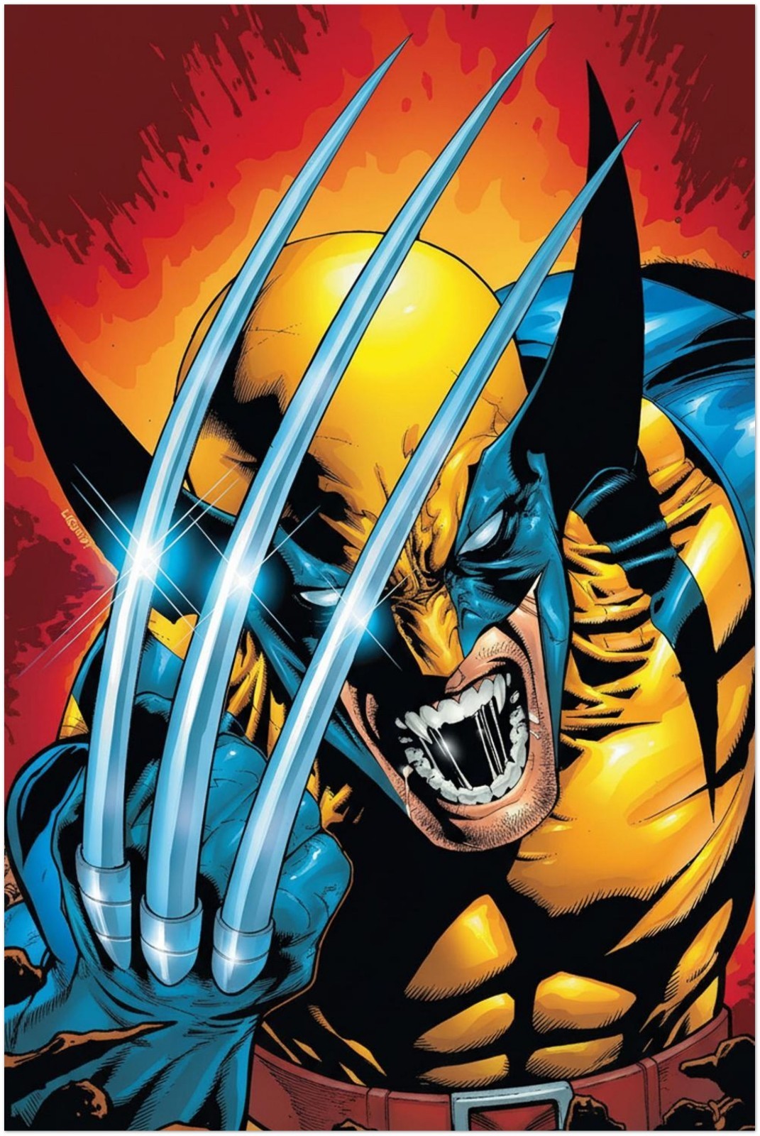 WOLVERINE EPIC COLLECTION SHADOW OF APOCALYPSE LEINIL YU COVER ART POSTER