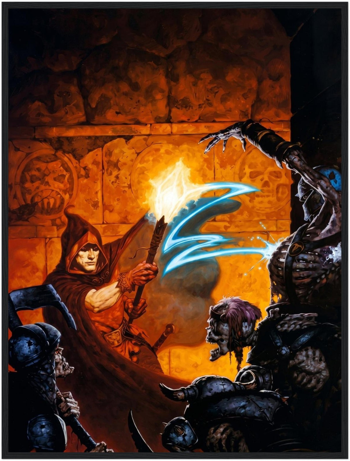 Heretic by Gerald Brom (1998) - Framed Poster 24in x 32in