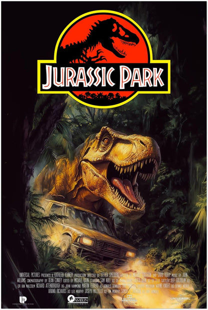 Jurassic Park Movie Poster – Universal (1993) - Custom Poster - Kore Art Studio