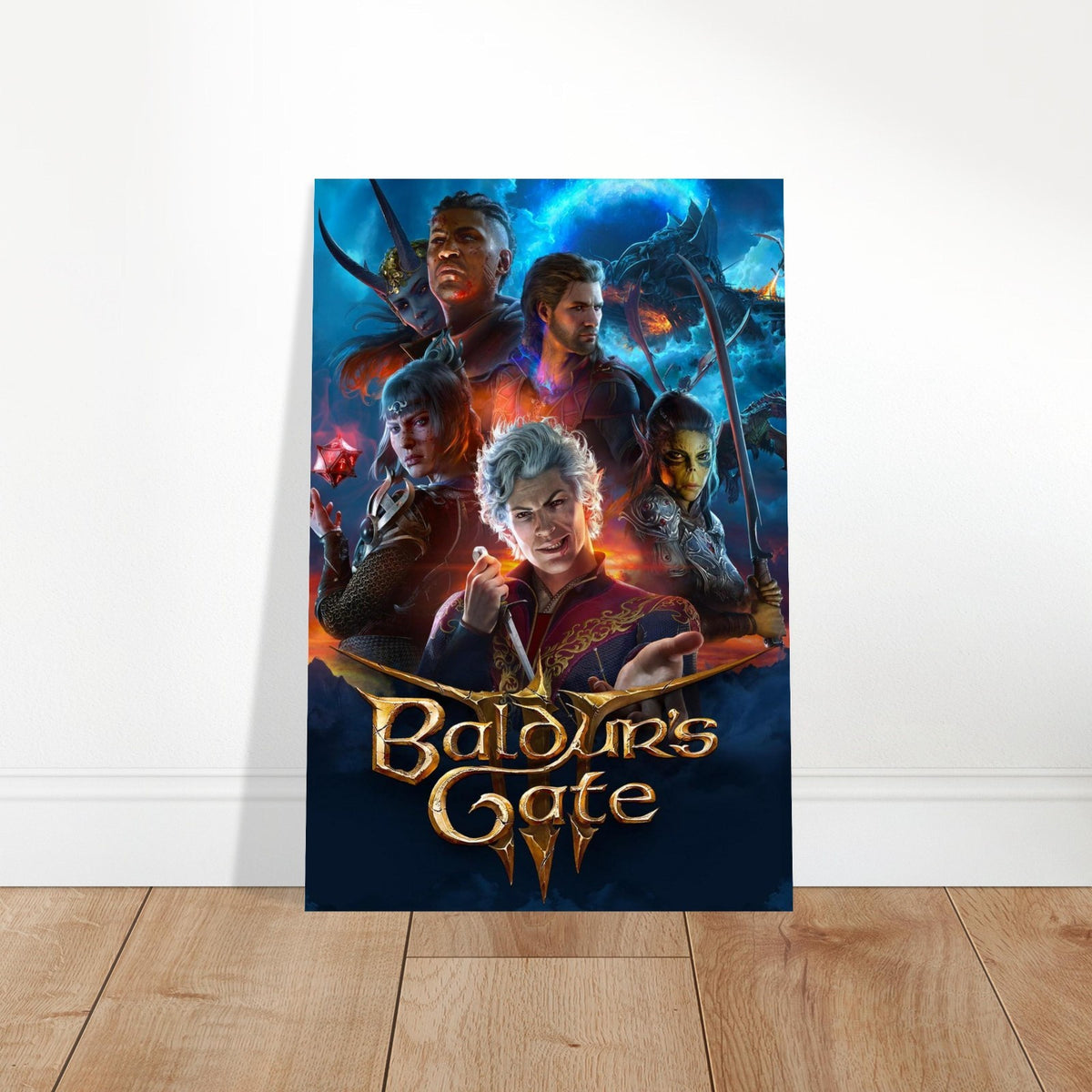 BALDUR’S GATE III POSTER GAME COVER ART FANTASY RPG PARTY COMPANIONS PORTRAIT 2