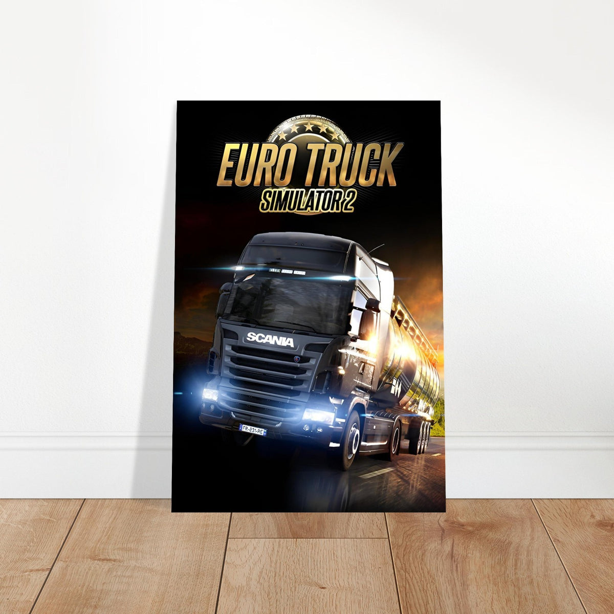 EURO TRUCK SIMULATOR 2 POSTER – TRUCK GAME WALL ART PRINT FOR GAMERS & FANS 2