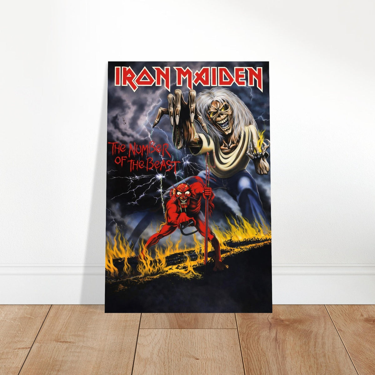 Iron Maiden - The Number of The Beast Album Poster - Heavy Metal Art 2