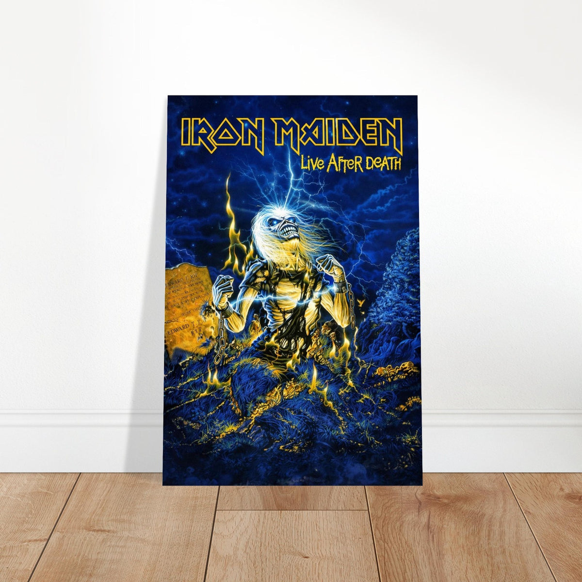 Iron Maiden - Live After Death Album Poster - Heavy Metal Art 2