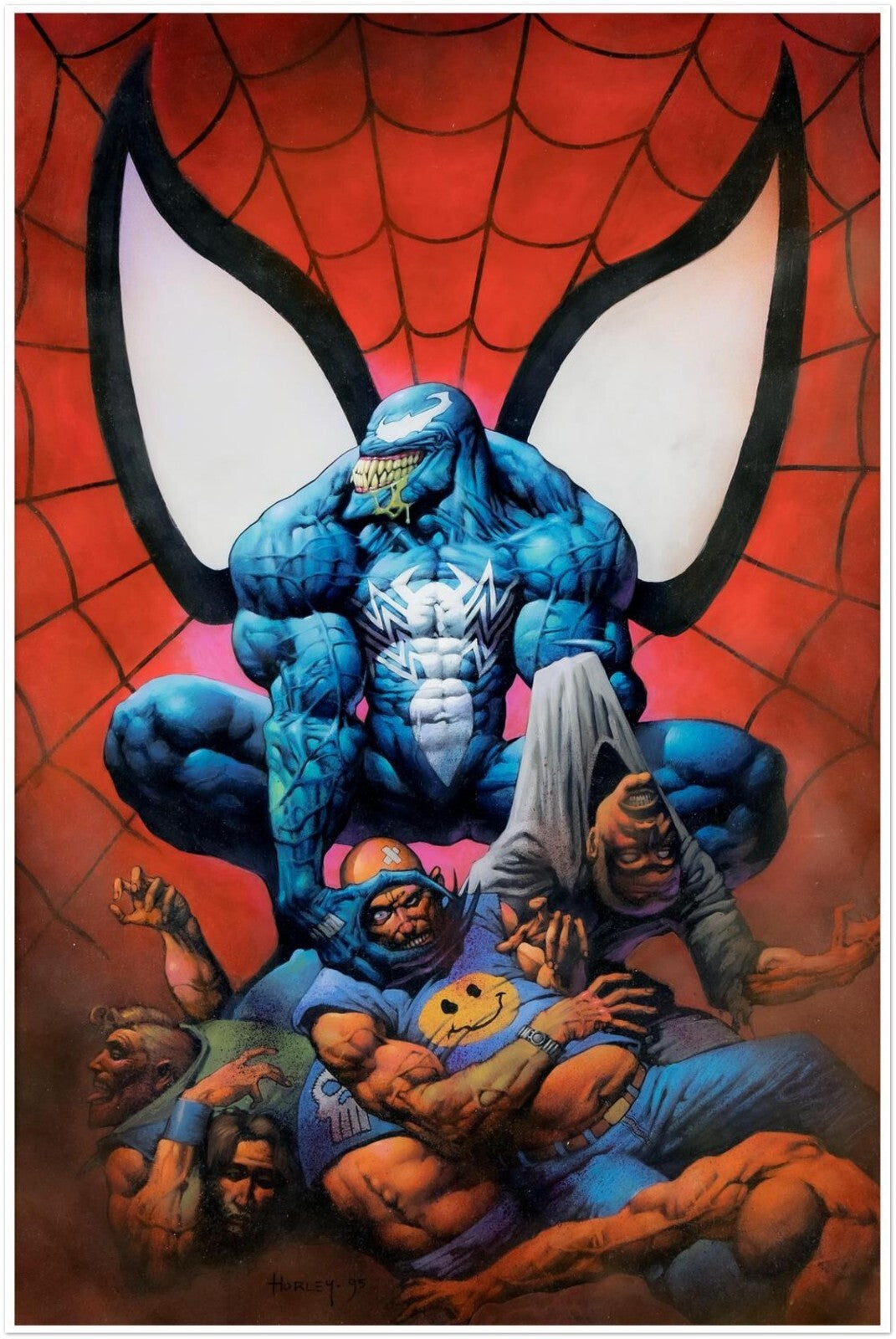Spider-Man - Venom Framed Poster – Alex Horley from 1995 Poster & King in Black
