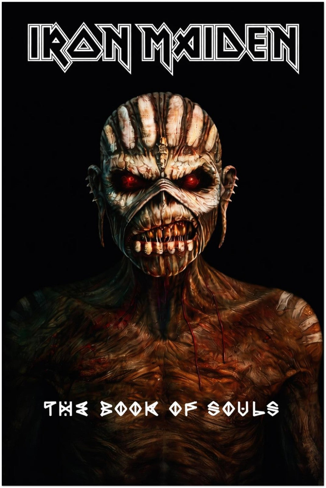 Iron Maiden - The Book of Souls Album Poster - Heavy Metal Art