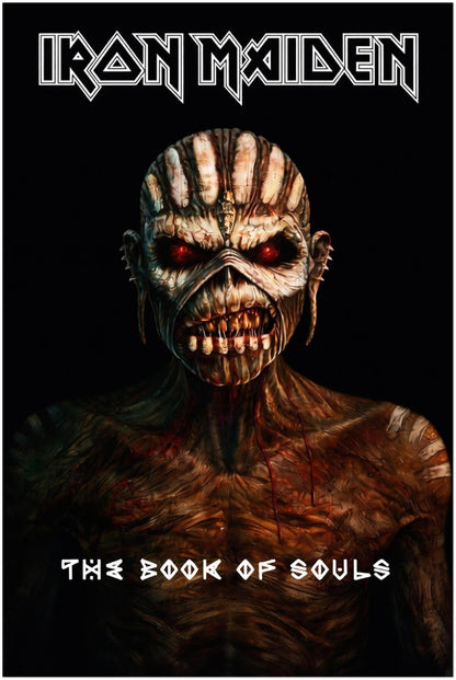 Iron Maiden - The Book of Souls Album Poster - Heavy Metal Art