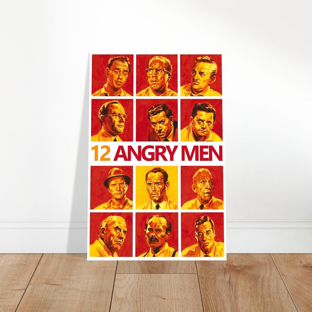 12 Angry Men Classic Movie Poster, Sidney Lumet Courtroom Drama Wall Art 2