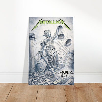 Metallica - And Justice for All Album Poster - Heavy Metal Art Fan Decoration 2