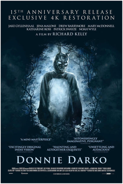 Donnie Darko Movie Poster - Cinema Advertises - Hollywood - Top Quality