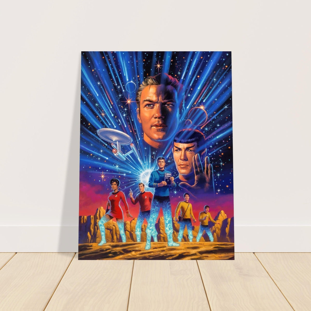 Star Trek Year Five Poster – Greg Hildebrandt Art – Sci-Fi Wall Print 2