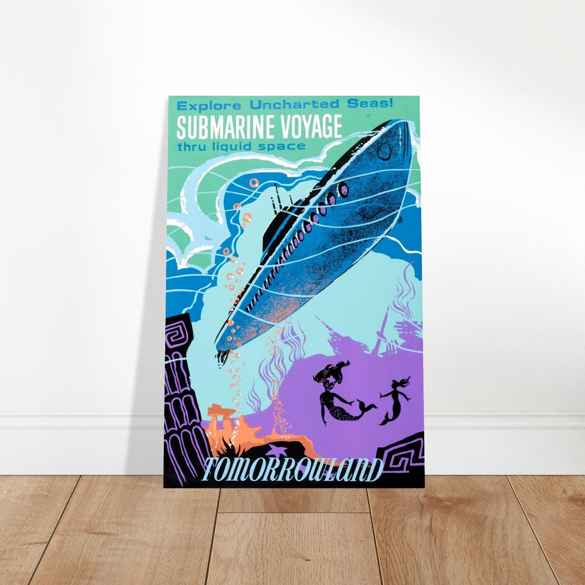 DISNEY - SUBMARINE VOYAGE - TOMORROWLAND ATTRACTION POSTER 2