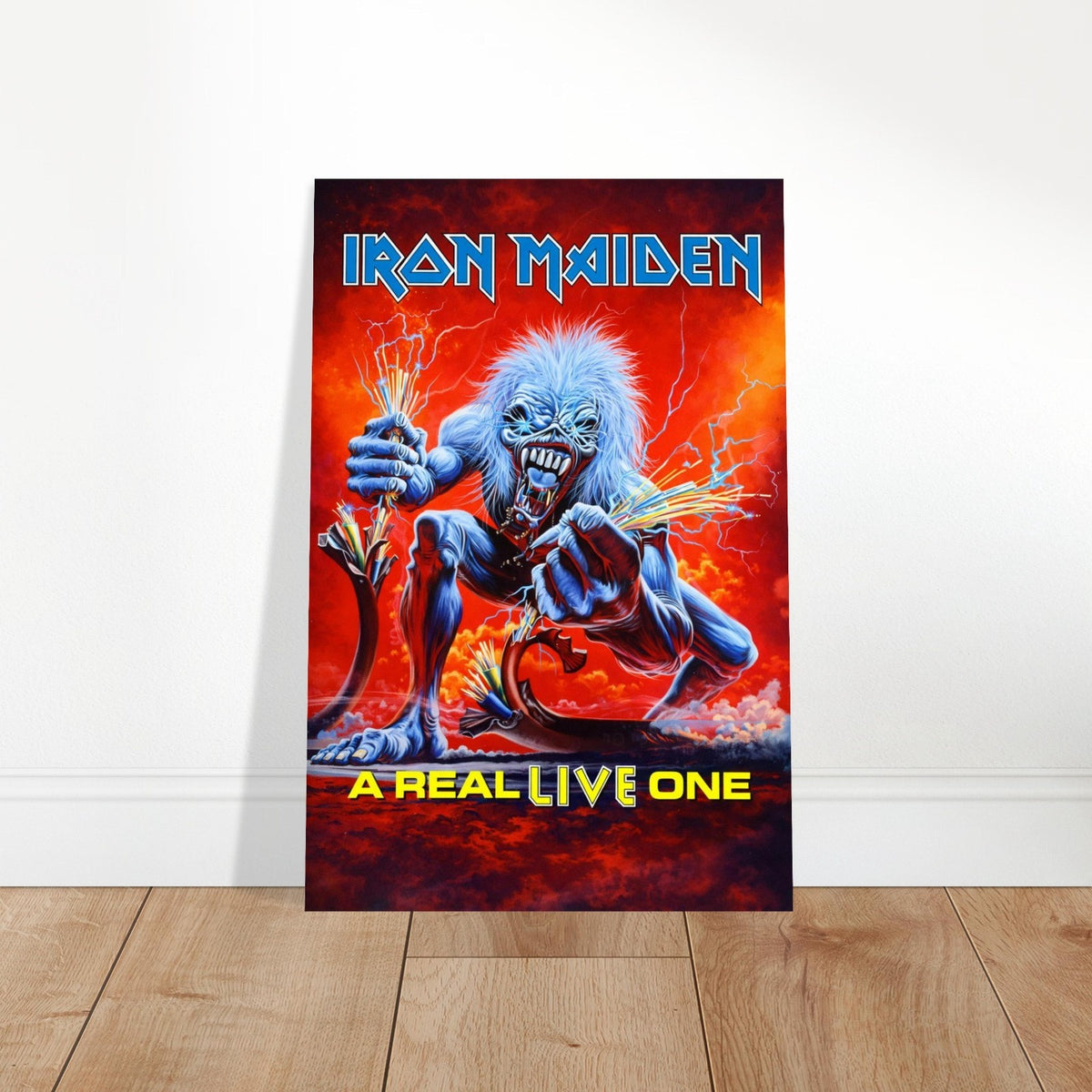 Iron Maiden - A Real Live One Album Poster - Heavy Metal Art 2