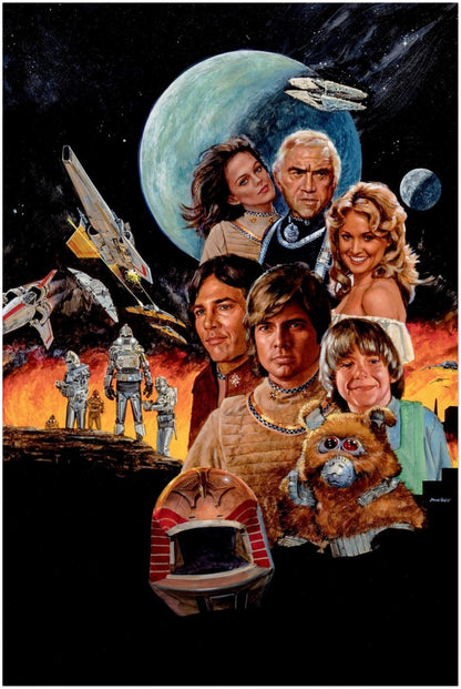 BATTLESTAR GALACTICA JOHN SOLIE POSTER 1978 CLASSIC SCI-FI TV SERIES POSTER