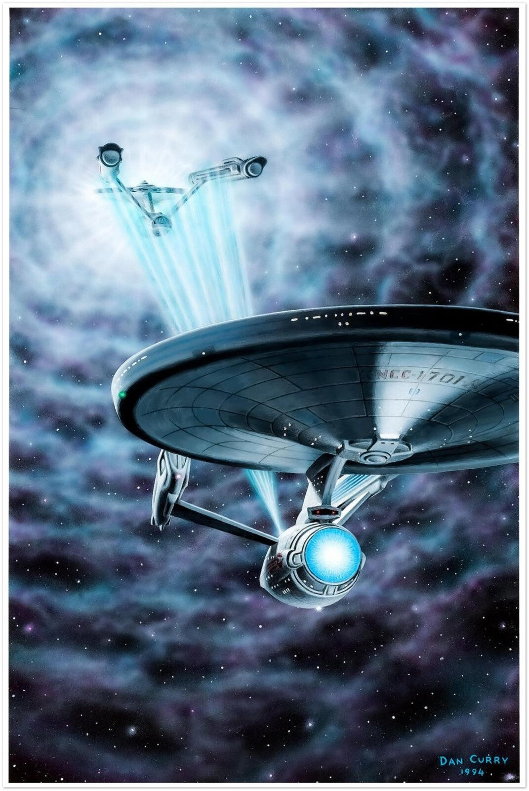 Star Trek Special #2 Poster – Dan Curry DC Comics Cover Art (1994) Reprint