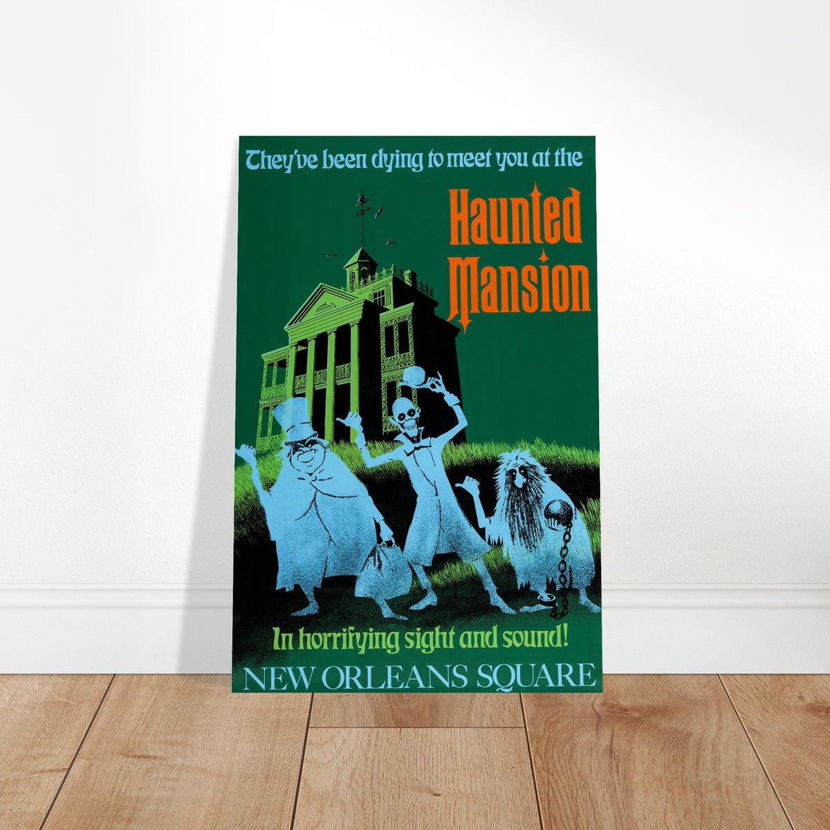 DISNEY - HAUNTED MANSION - CLASSIC ATTRACTION POSTER - NEW ORLEANS SQUARE 2