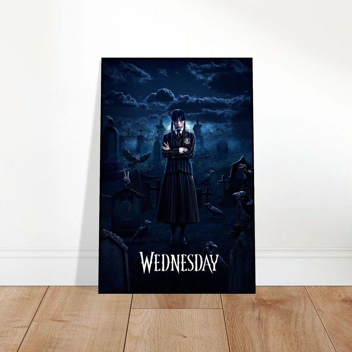 WEDNESDAY NETFLIX SERIES CEMETERY GOTHIC DARK ACADEMIA ADDAMS POSTER 2