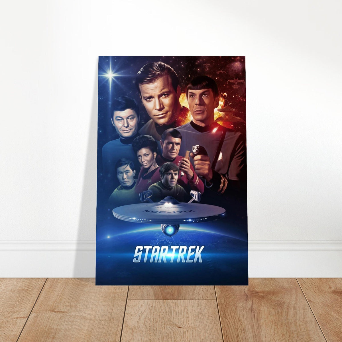Star Trek Enterprise Crew Tribute Poster – Classic Series Sci-Fi Wall Art 2