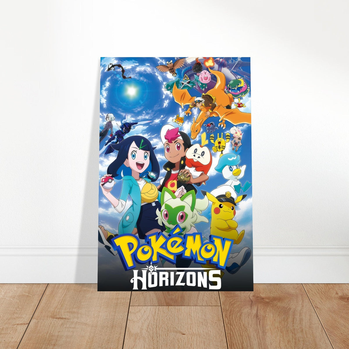 Pokémon Horizons Poster – Epic Adventure Artwork Featuring Liko, Roy & Pikachu 2