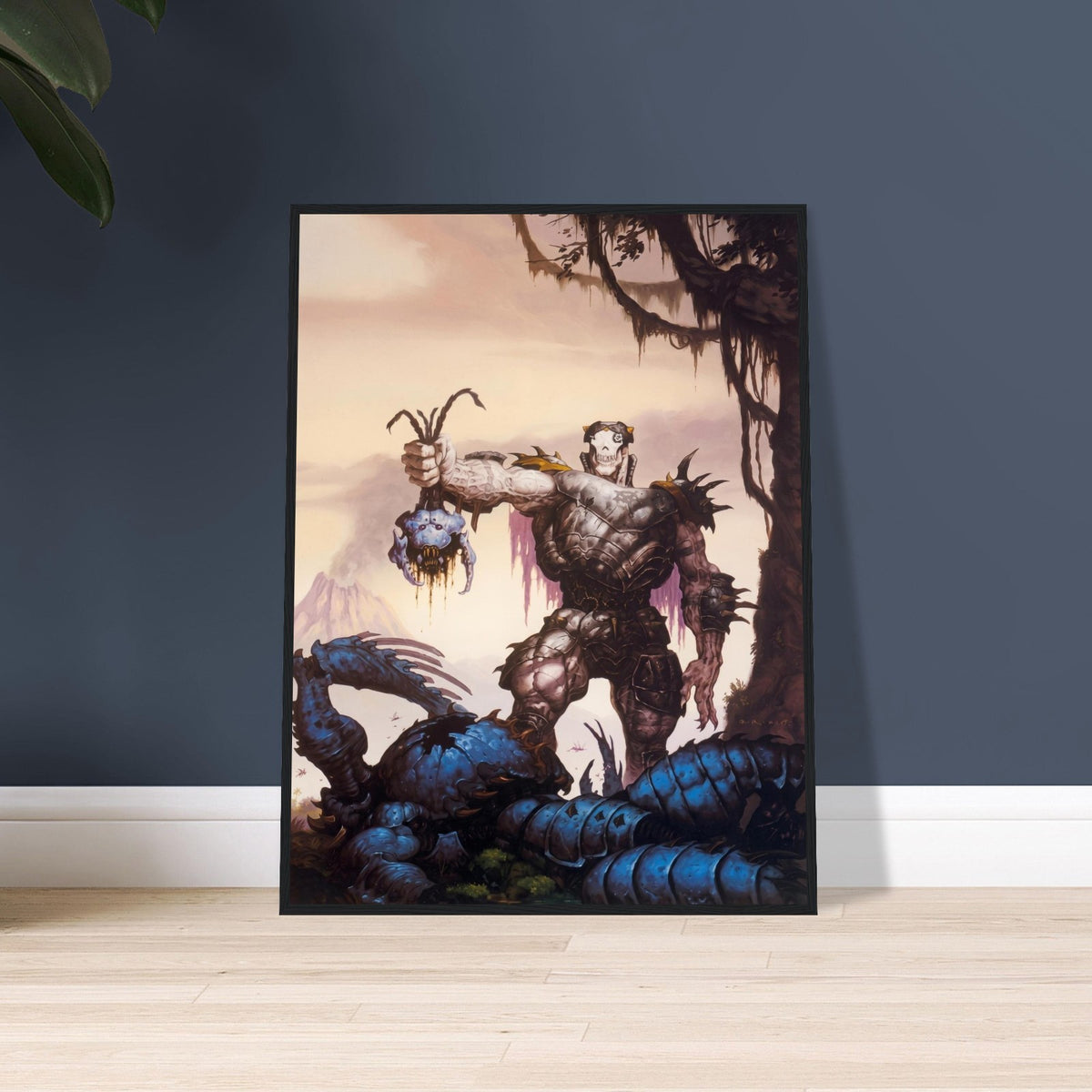 Anti-Monster by Gerald Brom (1994) - Framed Poster 24x32 2