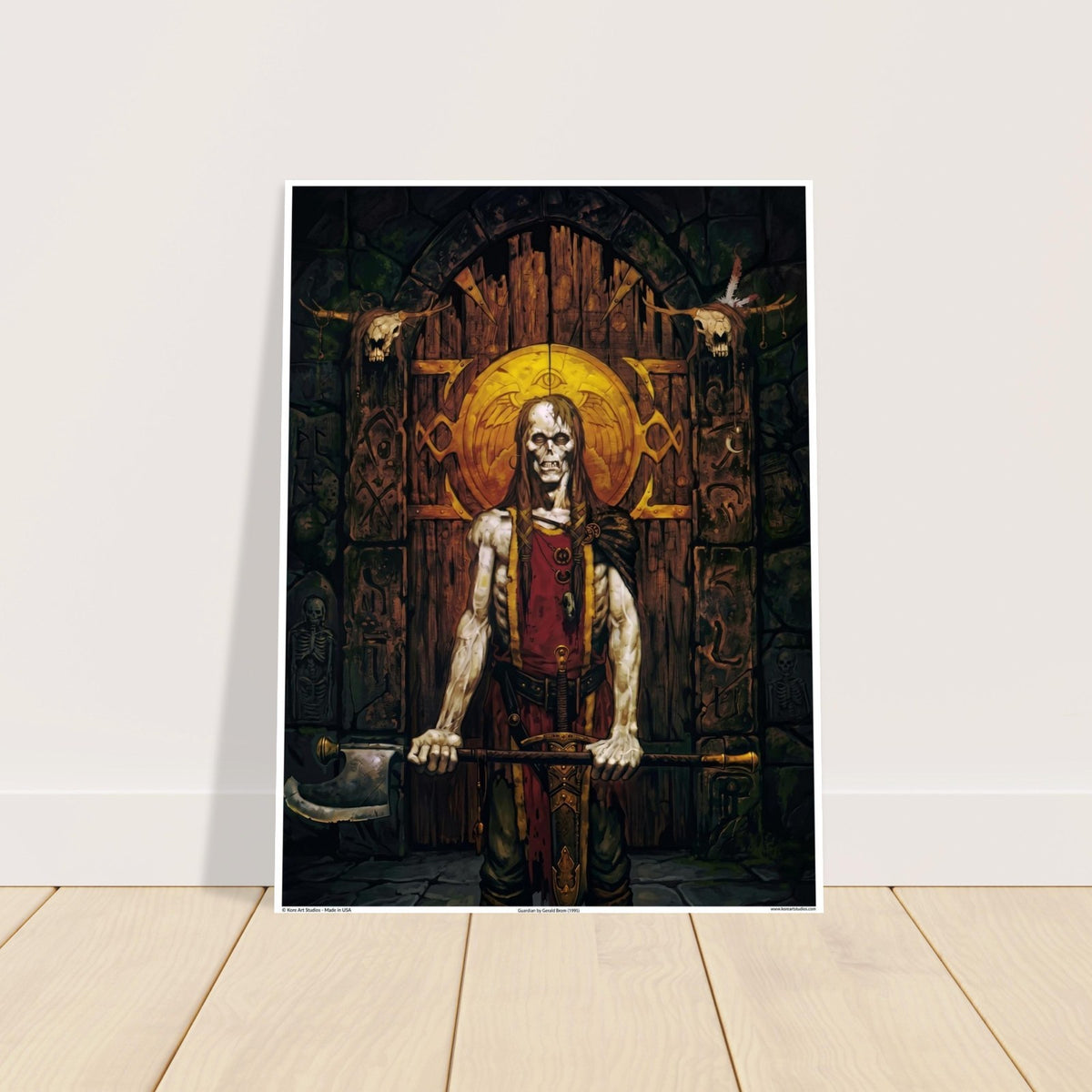 Guardian by Gerald Brom  (1995) - Fantasy Art Poster 2