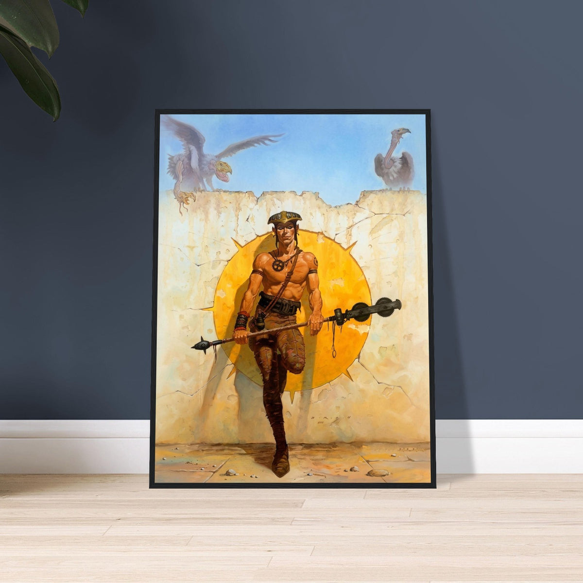 Grave Expectations by Gerald Brom (1991) - Framed Poster 24in x 32in 2