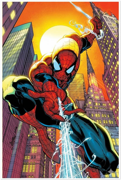 SPIDER-MAN MARVEL COMIC COVER POSTER – J. SCOTT CAMPBELL ART – ISSUE #50 (2003)