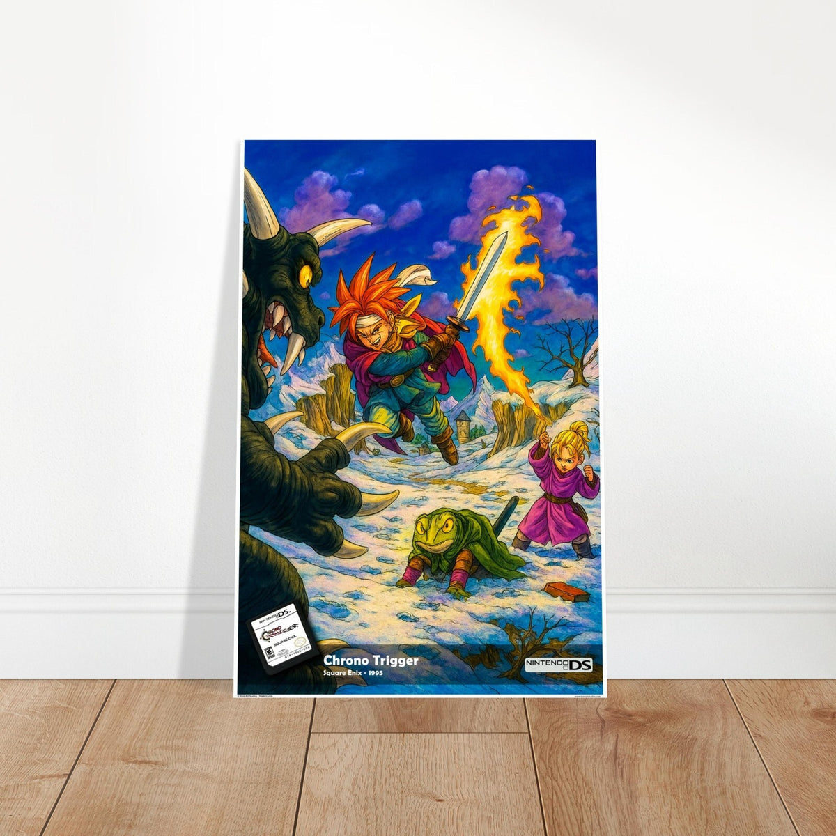 CHRONO TRIGGER NINTENDO DS 1995 POSTER - TIME TRAVEL RPG SQUARE ENIX ART 2