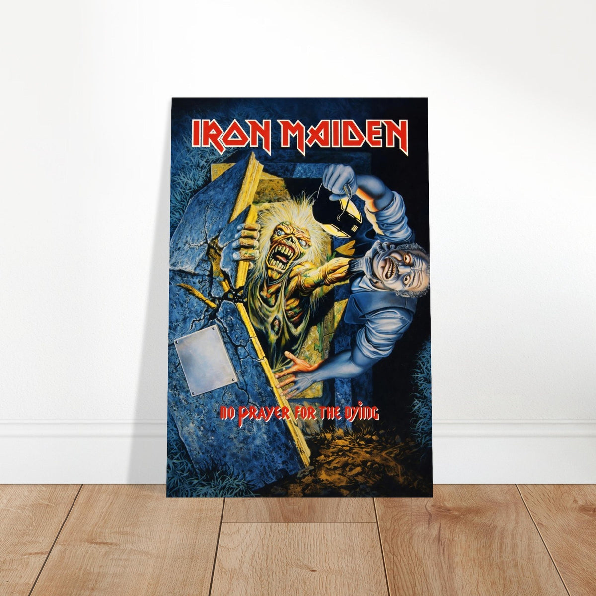 Iron Maiden - No Prayer for The Dying Album Poster - Heavy Metal Art 2