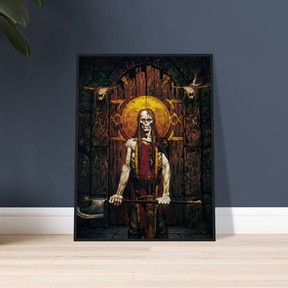 Guardian by Gerald Brom (1995) - Framed Poster 24in x 32in 2
