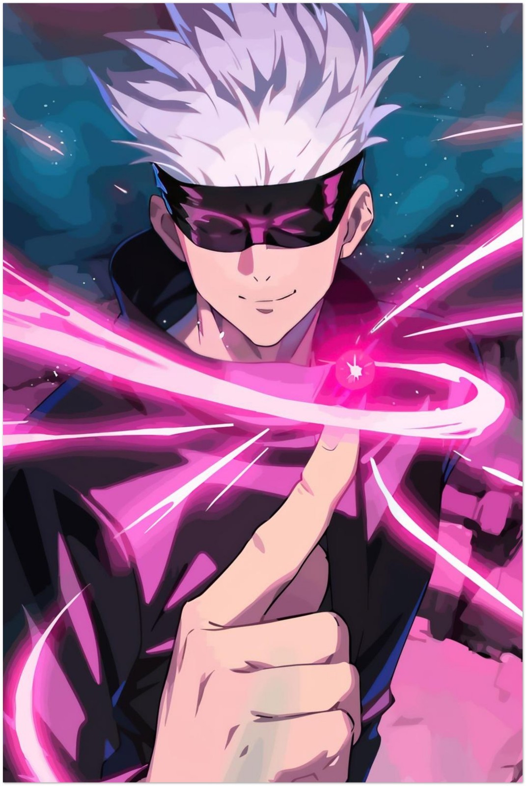 Satoru Gojo Jujutsu Kaisen Anime Wall Art Home Decor Photo Rare Print
