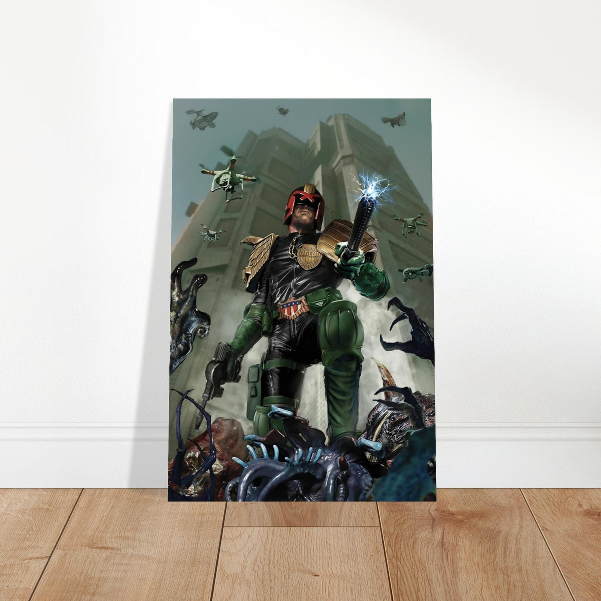 Judge Dredd Poster - Comic Character - Wall Art - Mans Cave Hight Quality - Rare 2