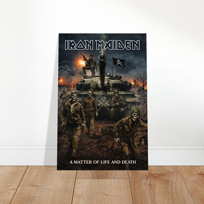 Iron Maiden - A Matter of Life and Death Album Poster - Heavy Metal Art 2