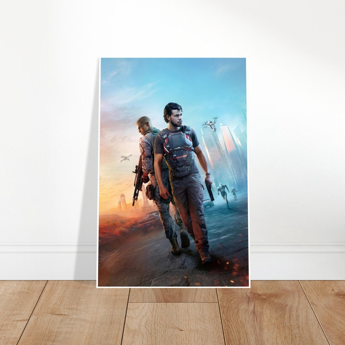 MINDSEYE POSTER GAME COVER ART FUTURISTIC ACTION THRILLER CYBER COMBAT STYLE 2