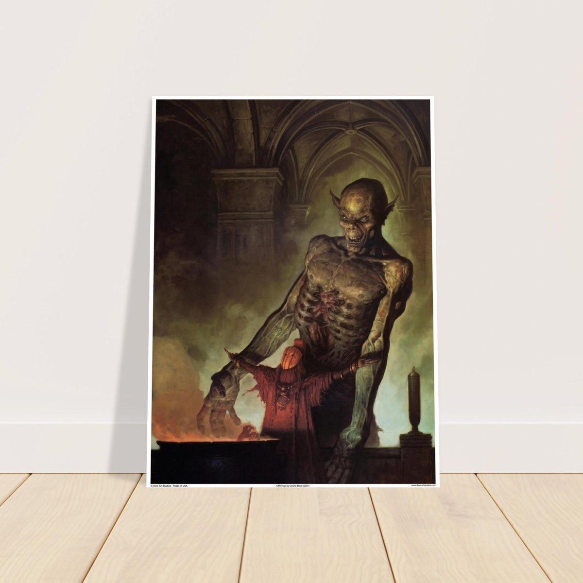 Offerings by Gerald Brom  (2001) - Fantasy Art Poster 2