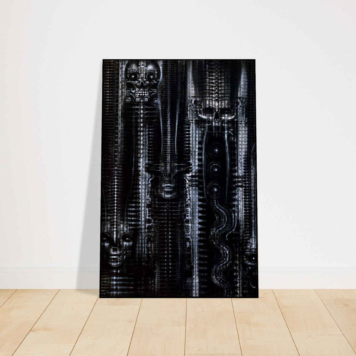 H.R. Giger Aluminum Poster – New York City XI (1980) Biomechanical Wall Art 2