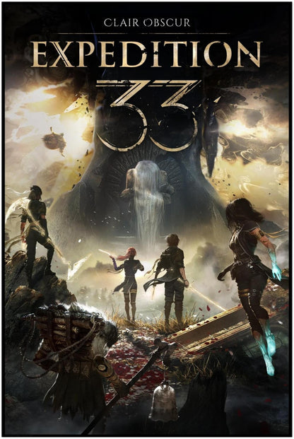 Clair Obscur Expedition 33 Poster – RPG Fantasy Game Deco Wall Art 2025